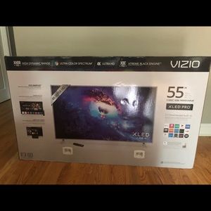 Vizio 55” Class LED. Smart- 4K UHD with HDR.